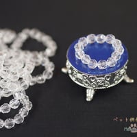 虹の橋へみちびく手作り数珠【エンジェルリング】