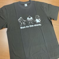 黒やかんTシャツ　(スミ色)