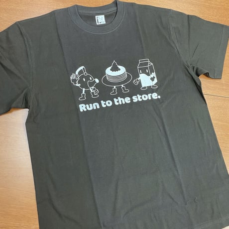 黒やかんTシャツ　(スミ色)