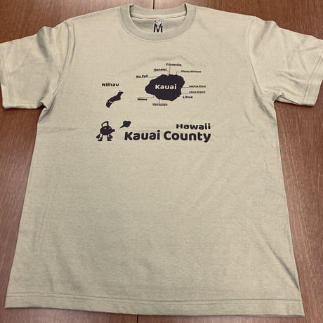 へなTシャツ　カウアイ島　カーキ
