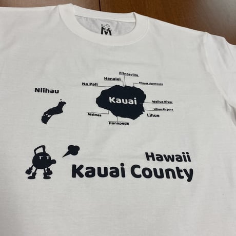 へなTシャツ　カウアイ島　バニラホワイト