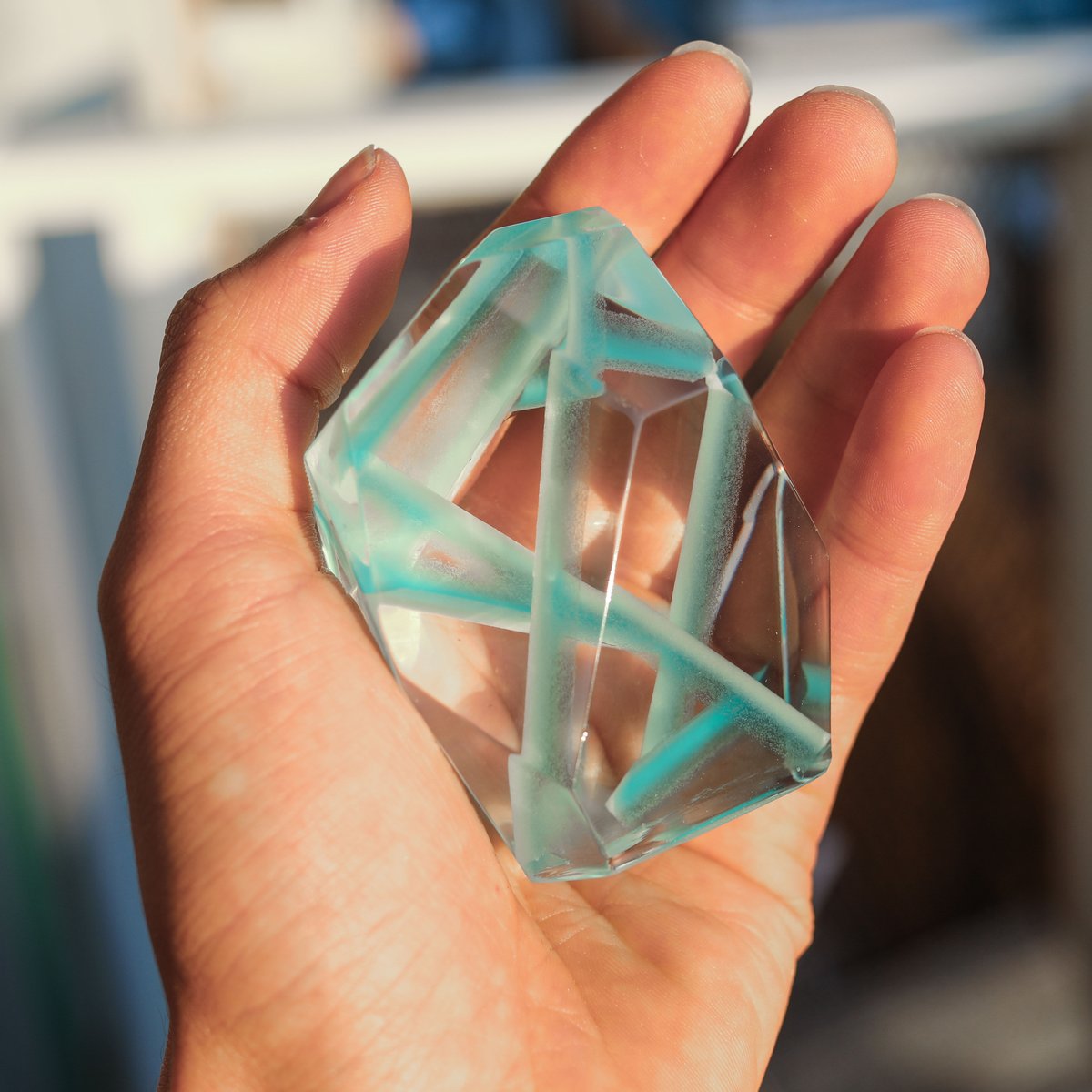 蓄光石Vol.1「蒼」Phosphorescence Epoxite (Ultramarine