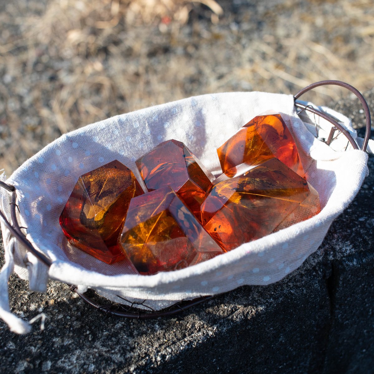 人工琥珀（鳥の羽Ver.）Artificial amber | nickelXP's STORE