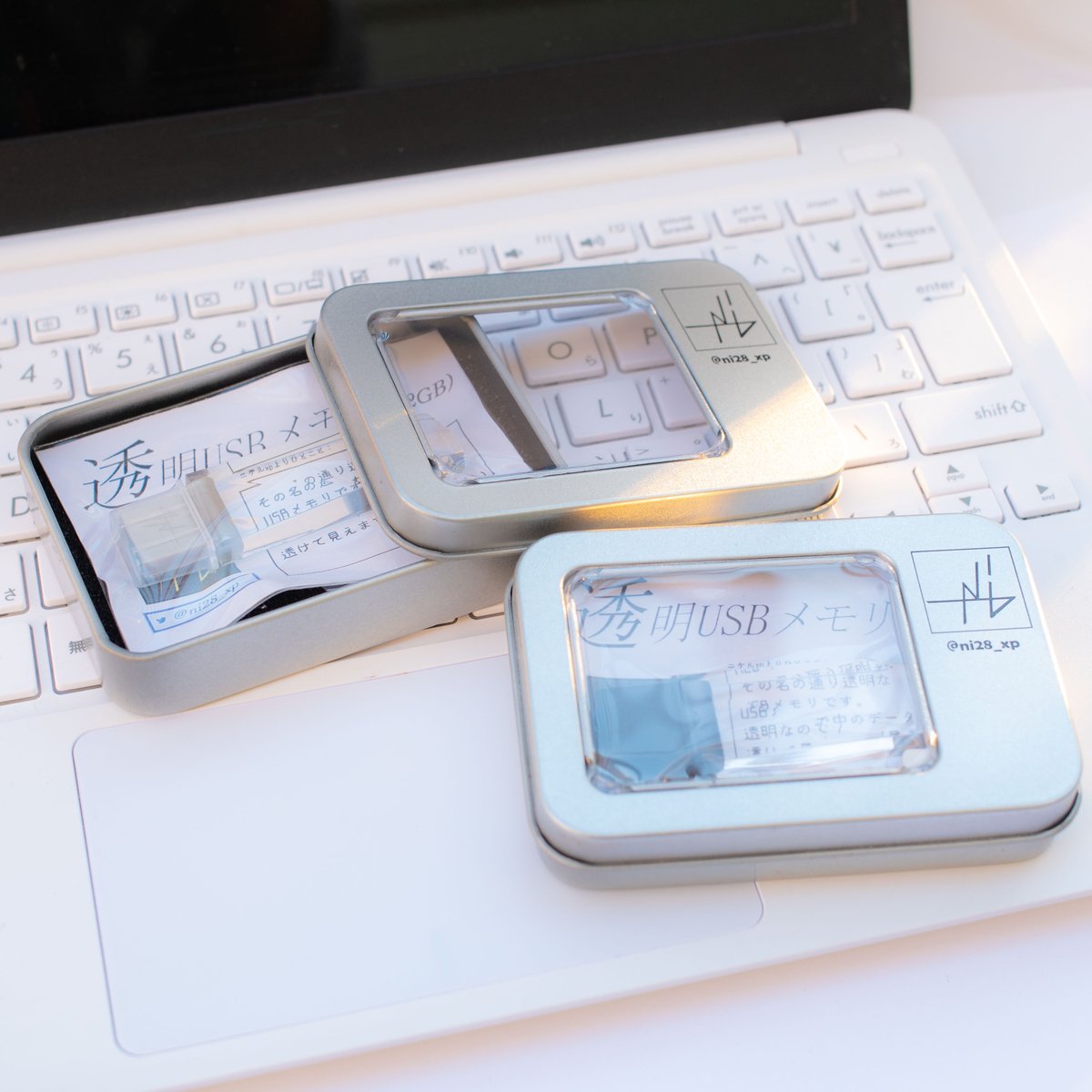 透明USBメモリ(64GB) Transparent USB memory stick | n