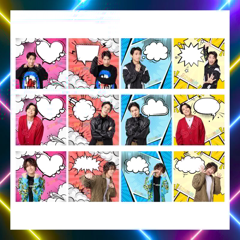 喜怒哀楽ランダムステッカー【scramble】 | RYO TAKIZAWA's STORE