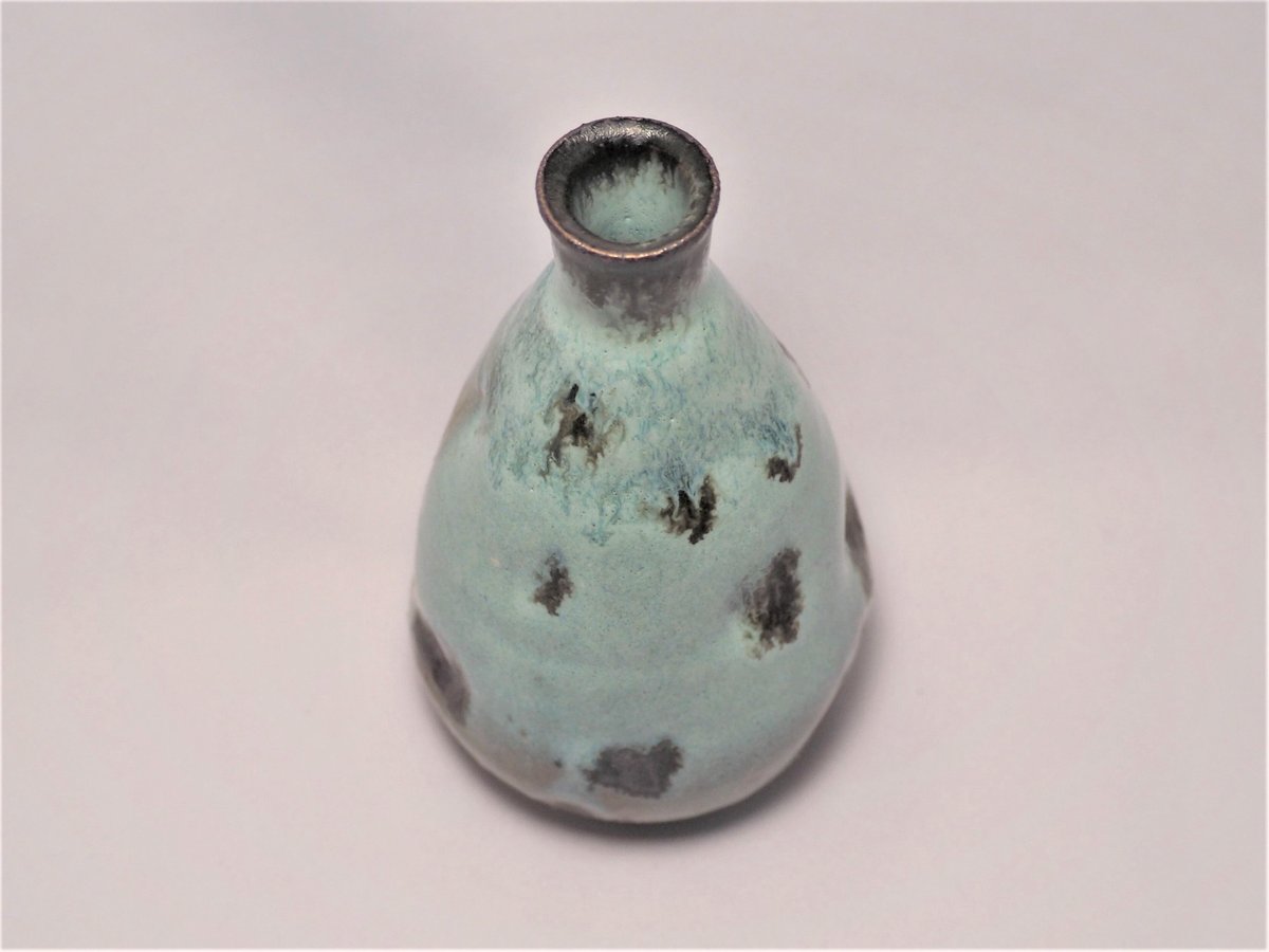 灰釉徳利 灰釉鉄彩 徳利 / Ash Glaze Iron-decoration Sake Bottle