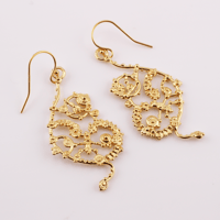 レーシーピアス(melody drop)gold