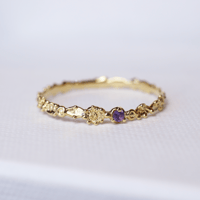 FORTUNE RING (purple-sapphire)
