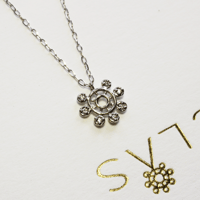 Pt900 CLAS Signature Sparkle Necklace