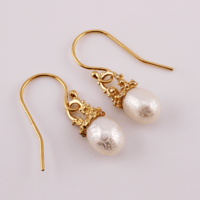 SILVER 淡水パールピアス