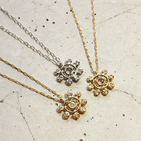 Pt900 CLAS Signature Sparkle Necklace
