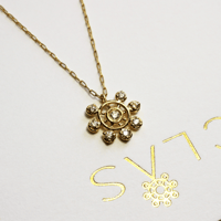 K18 CLAS Signature Sparkle Necklace “CORE”