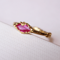 FORTUNE RING(pinky-ruby)