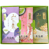 《夏の贈り物》④みなみの風 特上/高級煎茶/くき茶セット