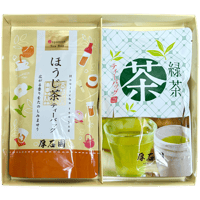《早割》⑥ほうじ茶ティーバッグ/緑茶ティーバッグセット