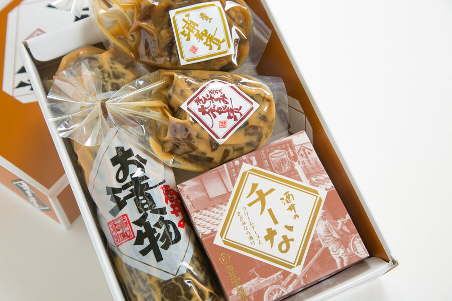 奈良漬チーな四品詰合せセット | 酒井甚四郎商店 オンラインショップ