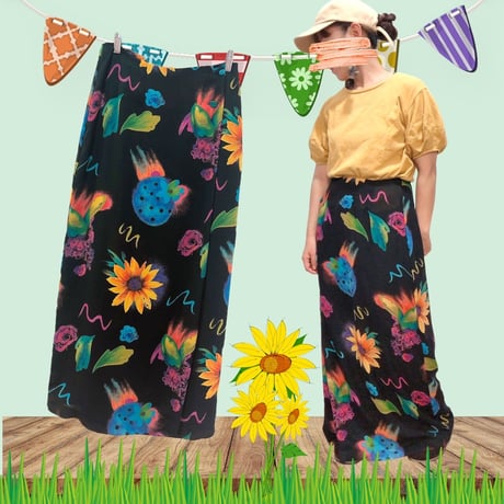 USA vintage summer skirt