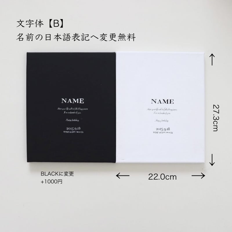 なおみ様　お急ぎ便2点　20スクエア　命名書 なおみ様お急ぎ便2点20スクエア命名書