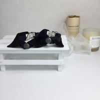 付け襟　カモフラデニム