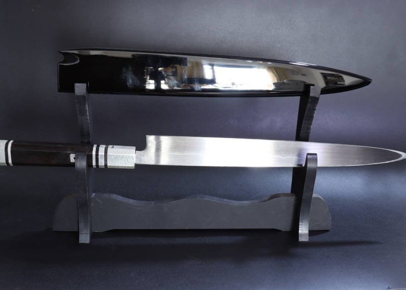 本焼沖芝正国 平安城源沖芝正國 尺ニ寸 祥仕上げ | 包丁工房 祥