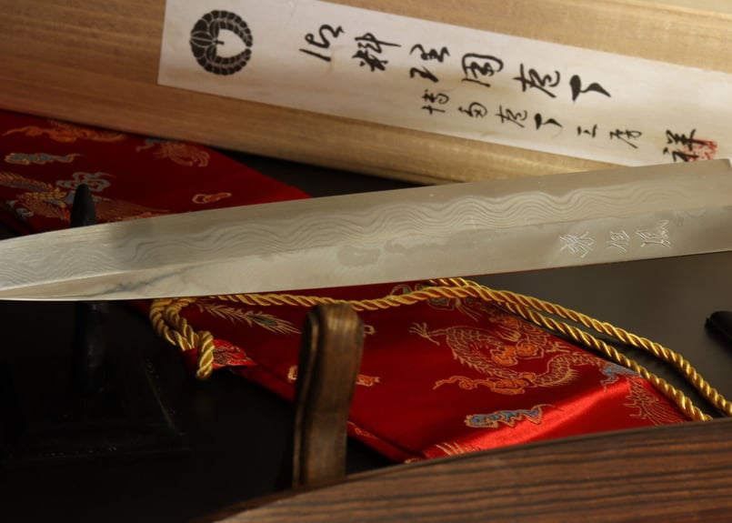 源伯鳳 柳刃 ダマスカス尺寸 | 包丁工房 祥