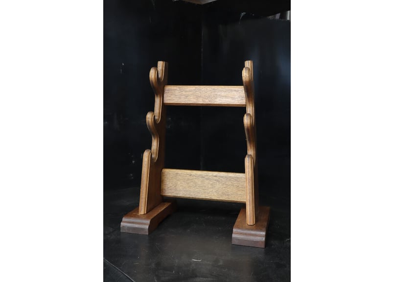 木製包丁掛け３段 包丁掛け 3段 薄茶色 | 包丁工房 祥