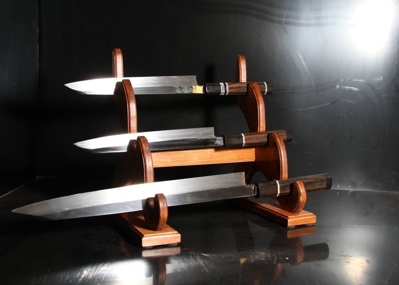 注文製作品】三段包丁掛け | 包丁工房 祥