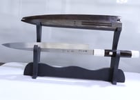 源 伯鳳 玄海正国鍛治師 水本焼き 河豚引き 尺寸 | 包丁工房 祥