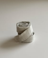 ミント色コットンのリボン 2個セット