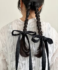 リップルガーゼのリボン 2個セット