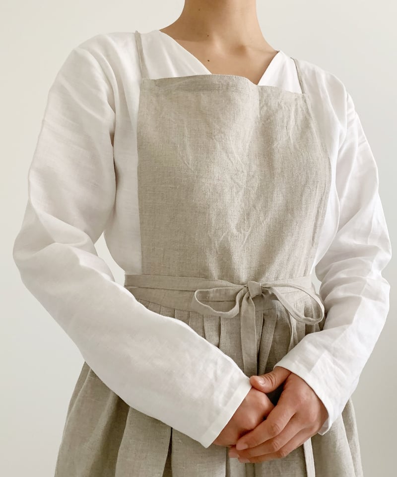 Classic Apron Linen [受注制作] | HERHUE ヘルフェ