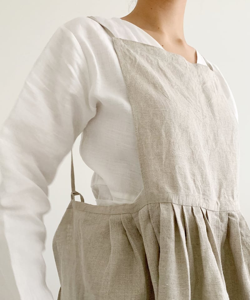 Classic Apron Linen [受注制作] | HERHUE ヘルフェ