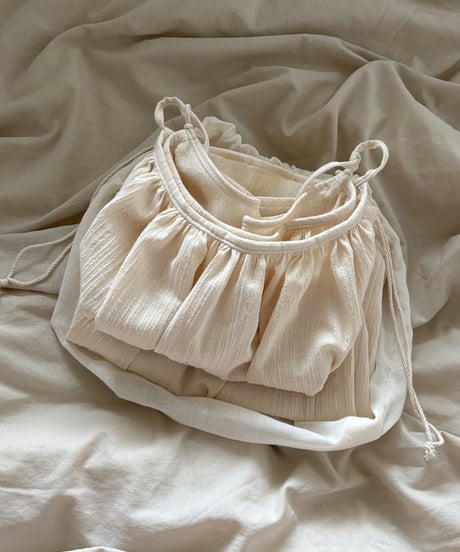 Roomwear Set コットンのルームウェア3点セット