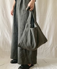 Tao Bag 墨染めリネン Lサイズ
