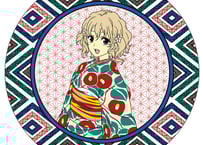 花咲くいろは 九谷豆皿（バラ）