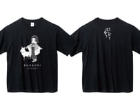 第11回湯涌ぼんぼり祭りTシャツ【黒】