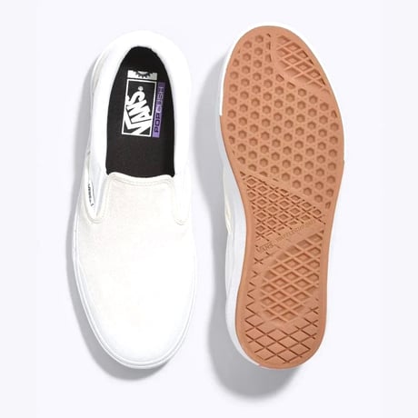 VANS BMX SLIP-ON SHOES (MARSHMALLOW WHITE) 27.0cm