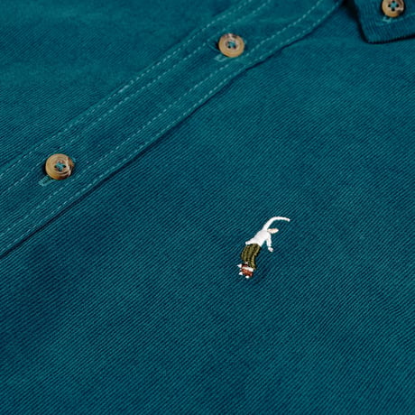 MAGENTA "PWS CORD SHIRT" PETROL BLUE / XL