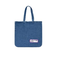 Quartersnacks Denim Grocery Tote Bag