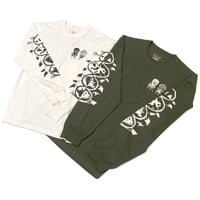 POLAR SKATE CO. "SPIRAL LONGSLEEVE" XL BLACK White