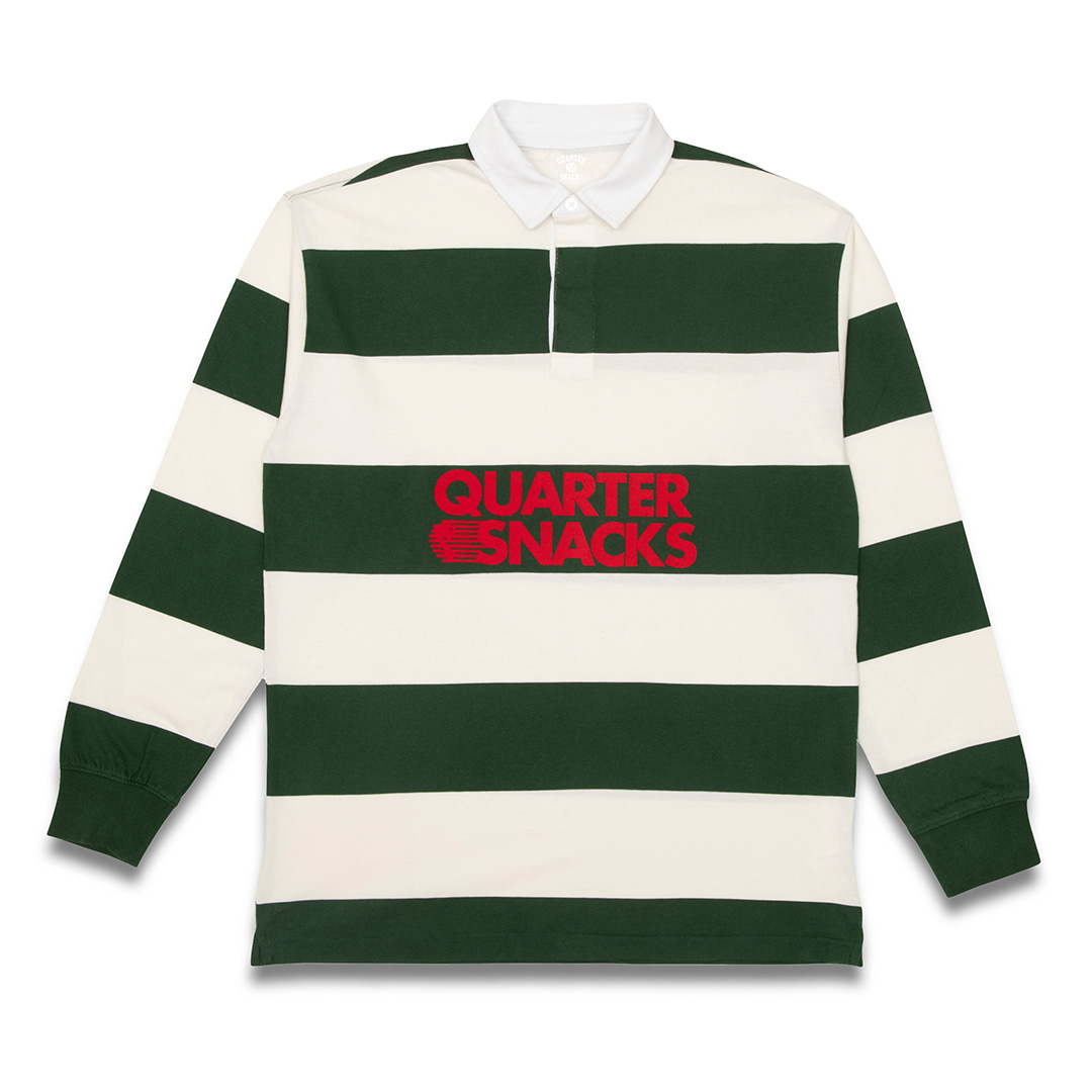 QUARTER SNACKS ラガーシャツ