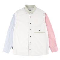 MAGENTA "OXFORD STRIPED SHIRT" QUADRICOLOR / L