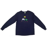 FROG SKATEBOARDS "NEW YORK LONGSLEEVE TEE" NAVY