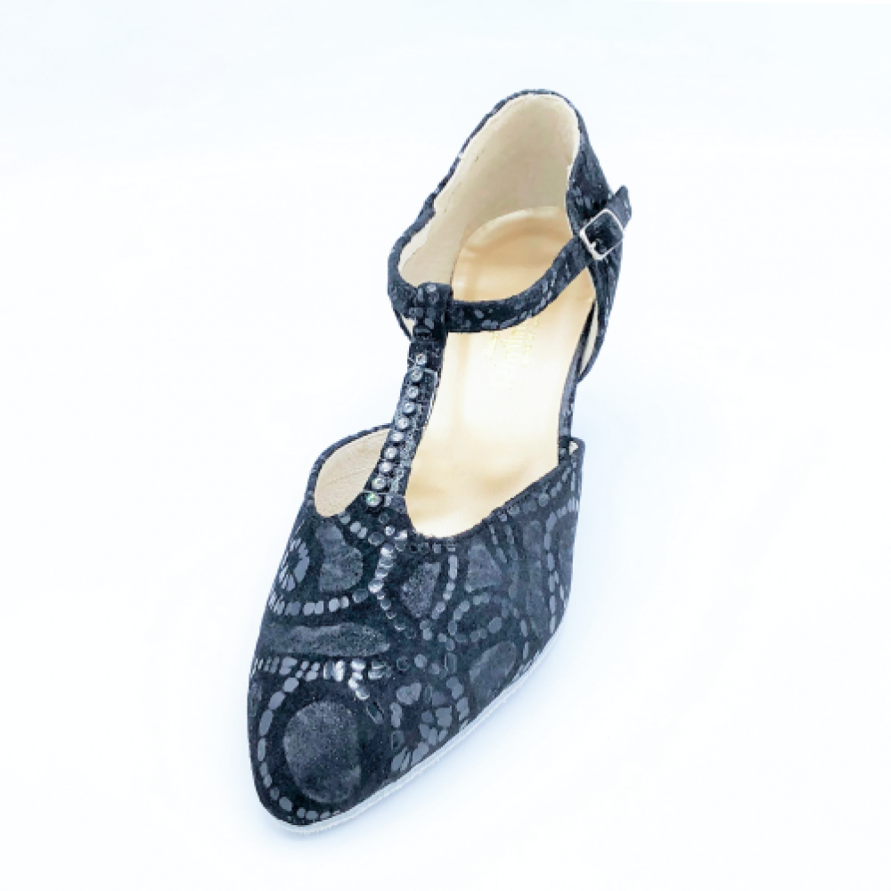 No.2506 サターンブラック ヒール6㎝ | 浅草仲見世トヨダヤ