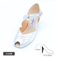 No.PK106　サティーナシルバー　ヒール5.5㎝