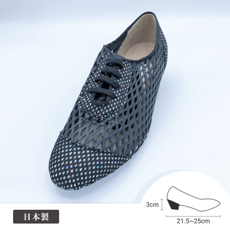 No.2046　ブラック　　　ヒール3㎝