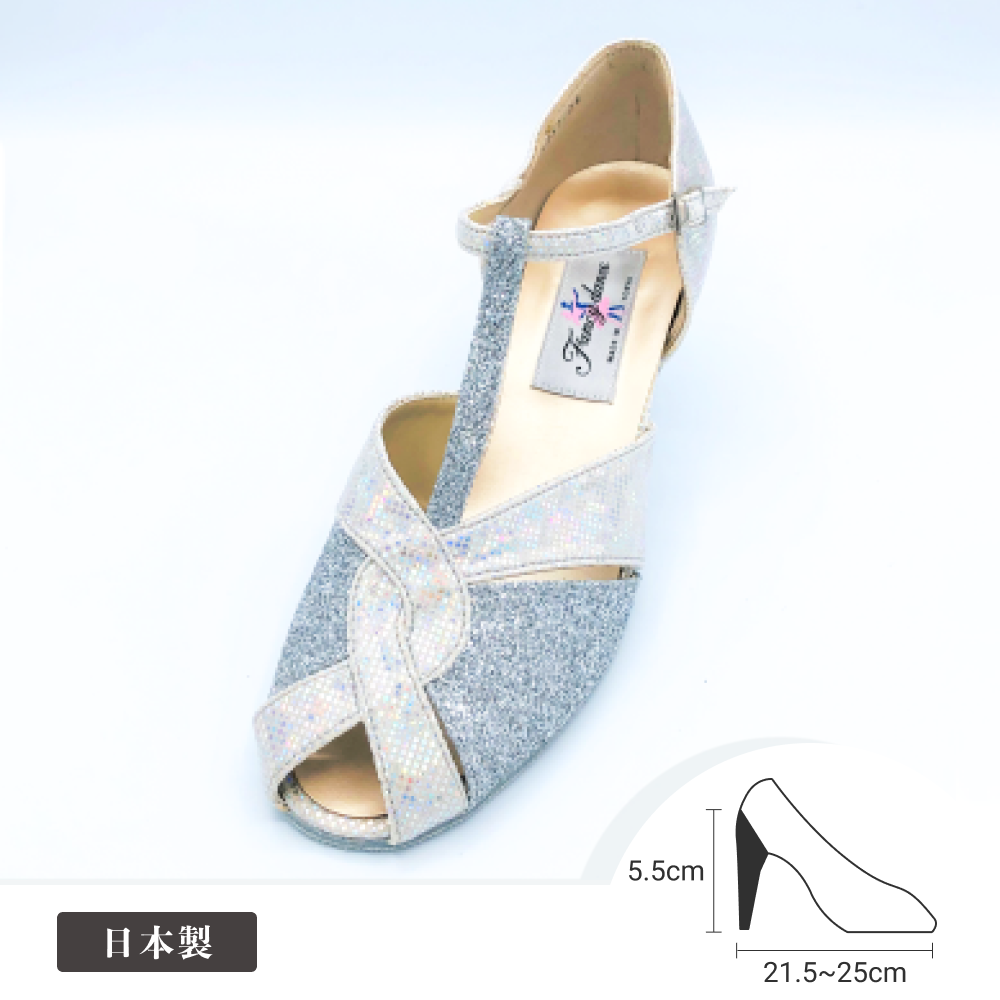 No.5237 シルバー ヒール5.5㎝ | 浅草仲見世トヨダヤ