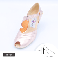 No.PK106　サティーナベージュ　ヒール7㎝