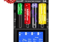 Vapcell S4 Plus V3.0 Battery Charger