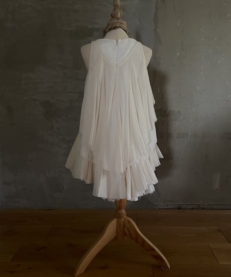 Tank Top & Mini Skirt Set-up (Sample Product / Kids Size 120) Color: Nature